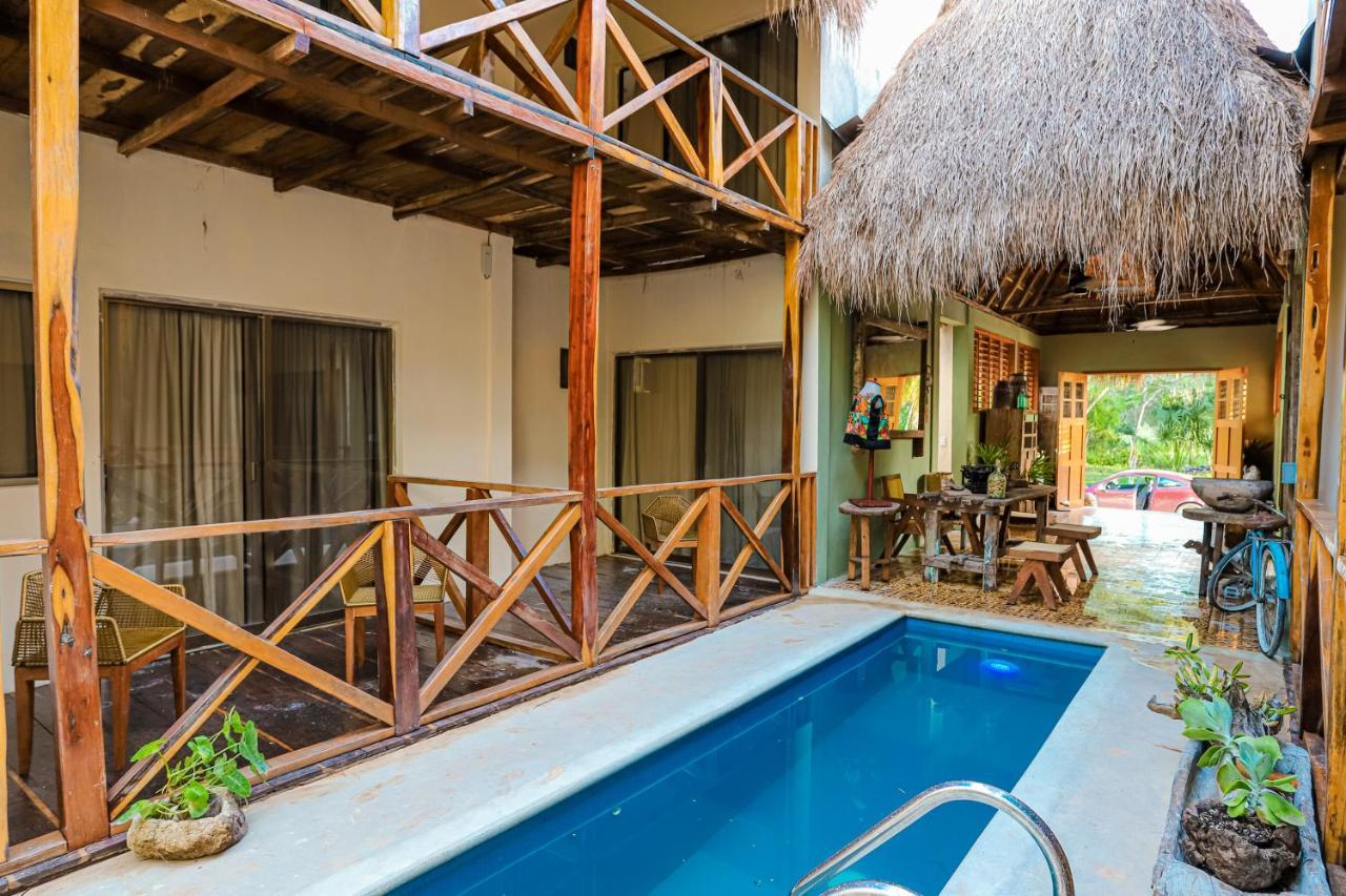 Hotel Alma De Zorro Bacalar Esterno foto