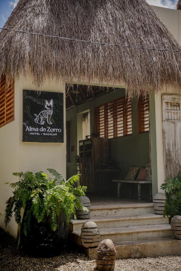 Hotel Alma De Zorro Bacalar Esterno foto