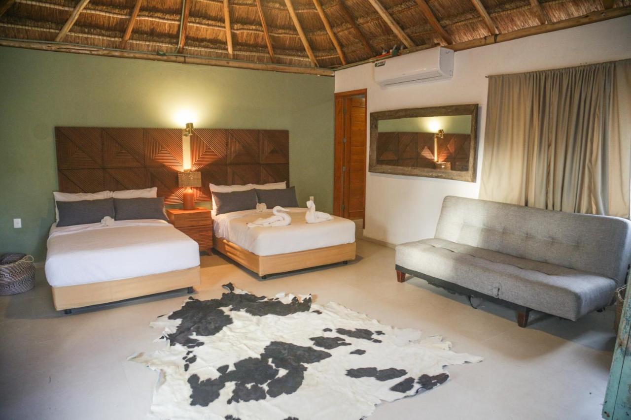 Hotel Alma De Zorro Bacalar Esterno foto