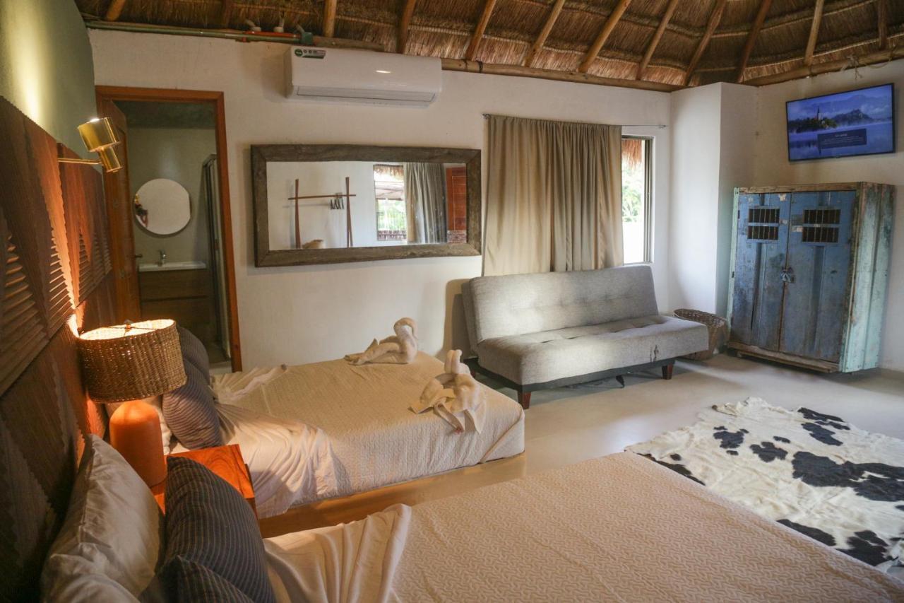 Hotel Alma De Zorro Bacalar Esterno foto